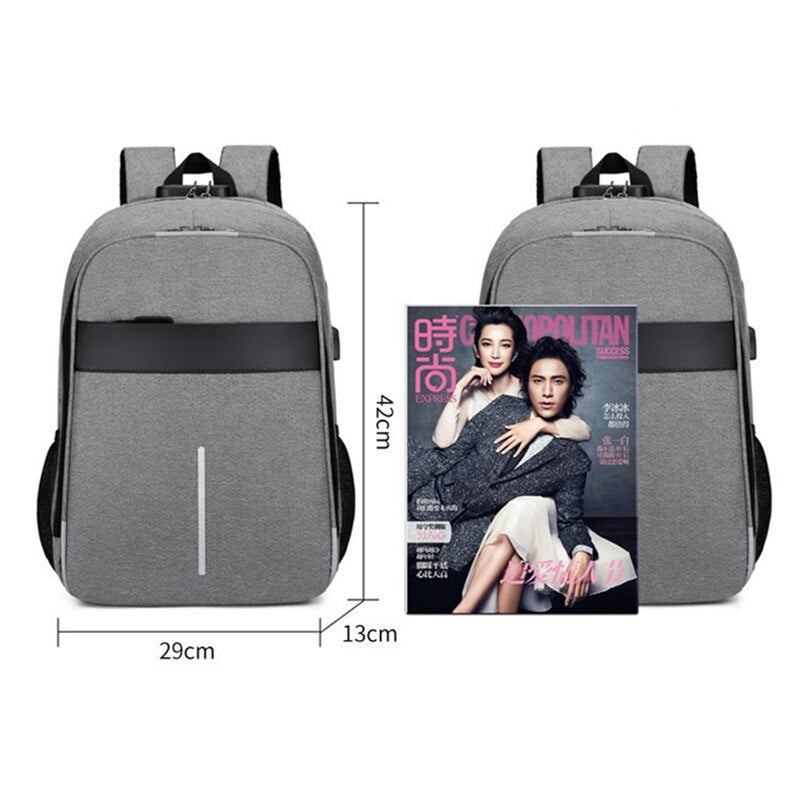 Backpack For Men Multifunctional Waterproof Oxford Cloth Urban Bag For