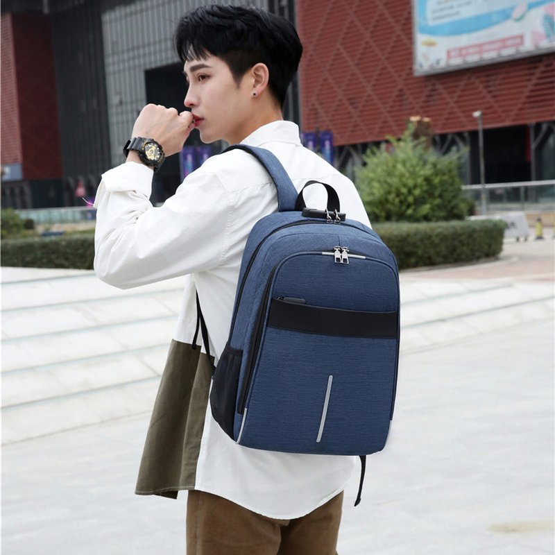 Backpack For Men Multifunctional Waterproof Oxford Cloth Urban Bag For