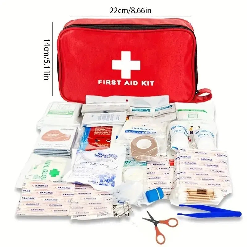 184pcs First Aid Kit Multi-purpose Emergency Medical SuppliesPortable